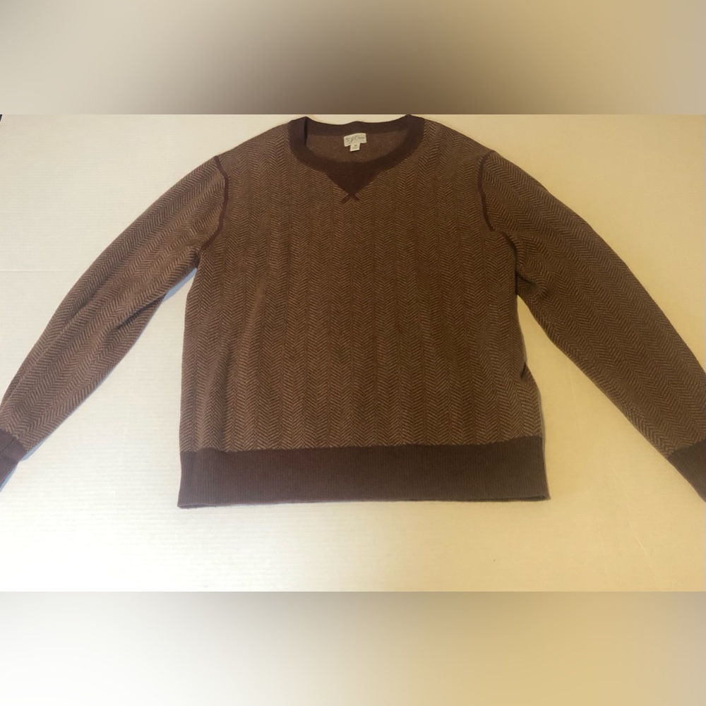 J. Crew Brown Crewneck Sweater size medium